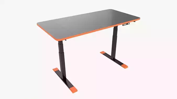 Electric Height Adjustable Standing Desk 3D model