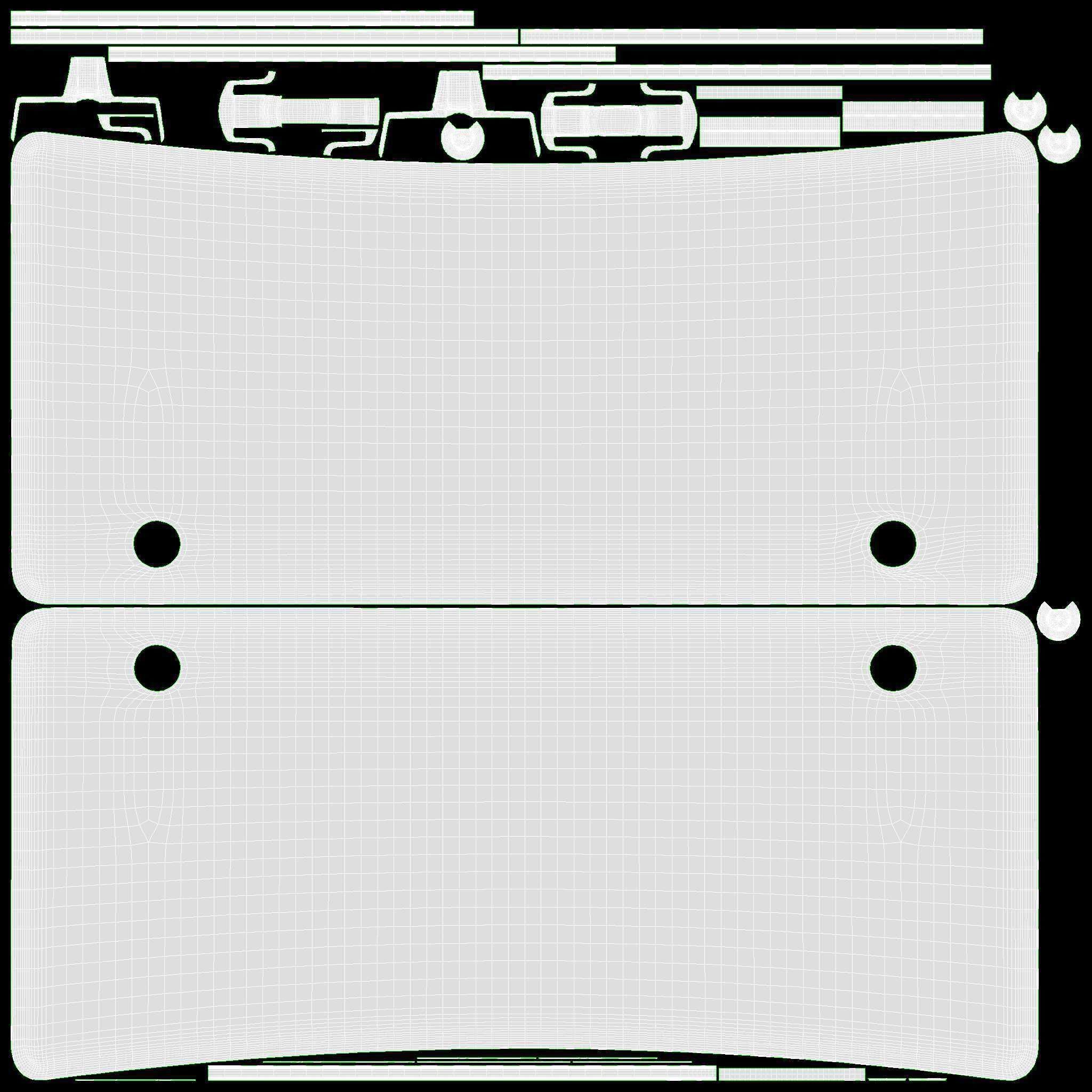 Gaming Computer Desk 60-Inch 3D model_9