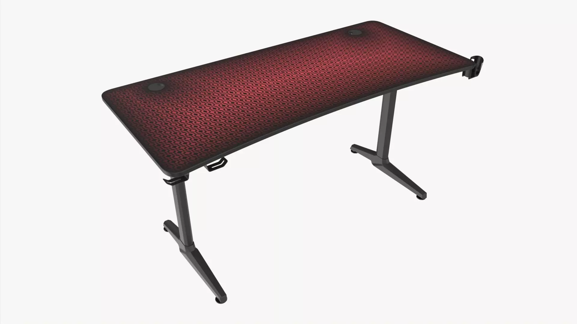 Gaming Computer Desk 60-Inch 3D model_0