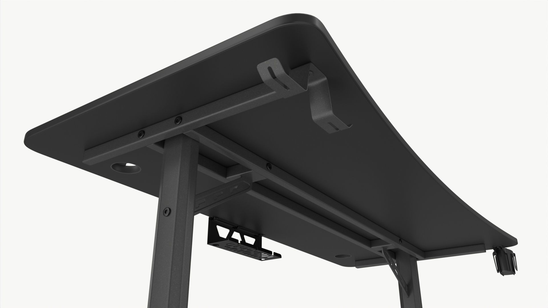 Gaming Computer Desk 60-Inch 3D model_1