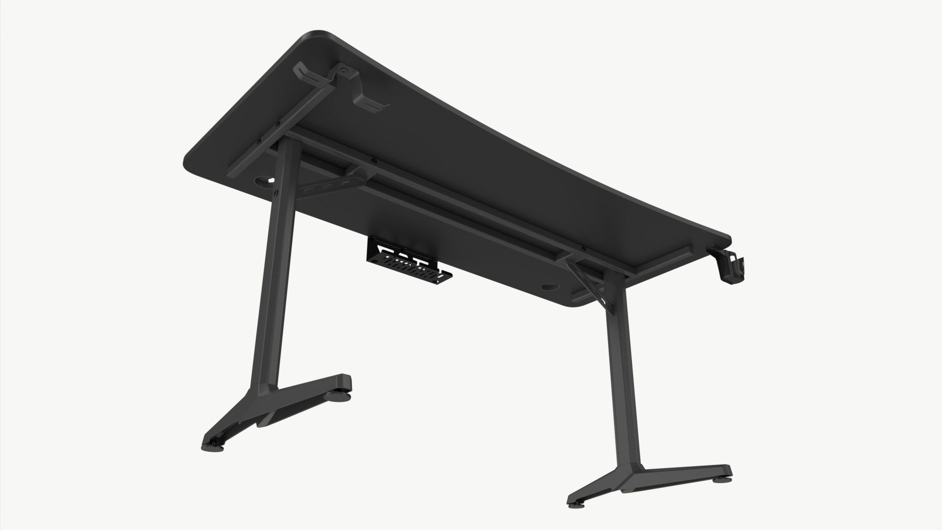 Gaming Computer Desk 60-Inch 3D model_3