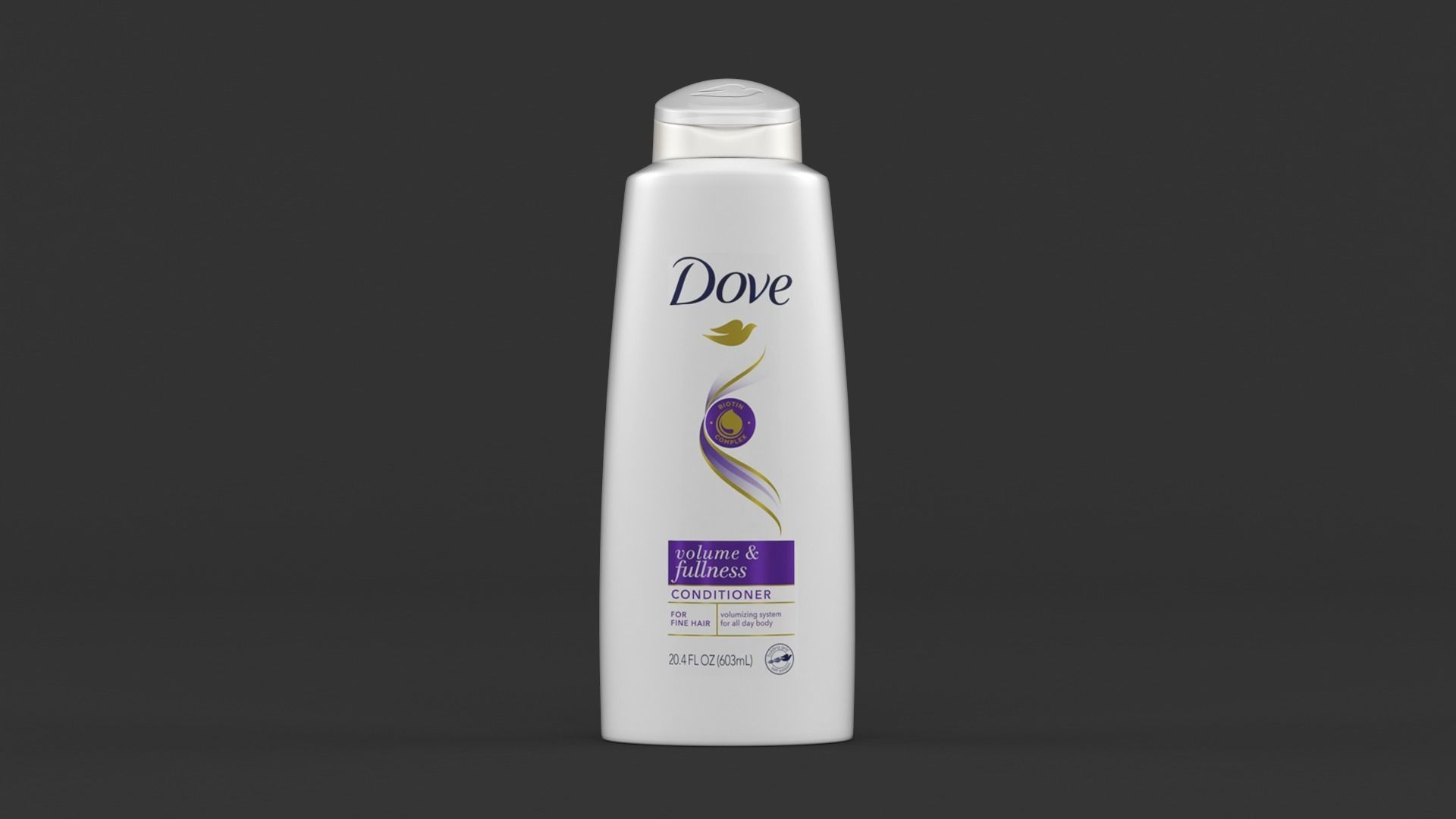 Dove Shampoo and Conditioner 3D model_4
