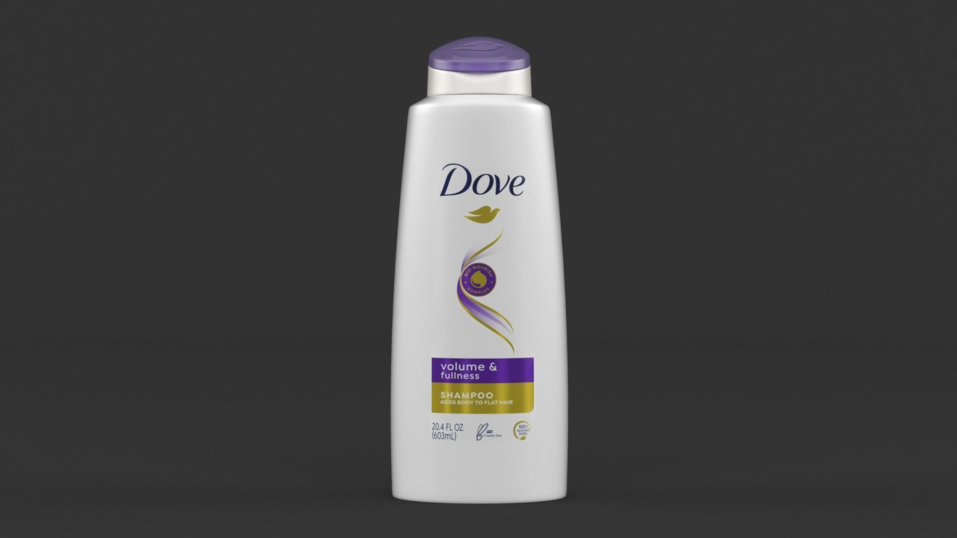 Dove Shampoo and Conditioner 3D model_1