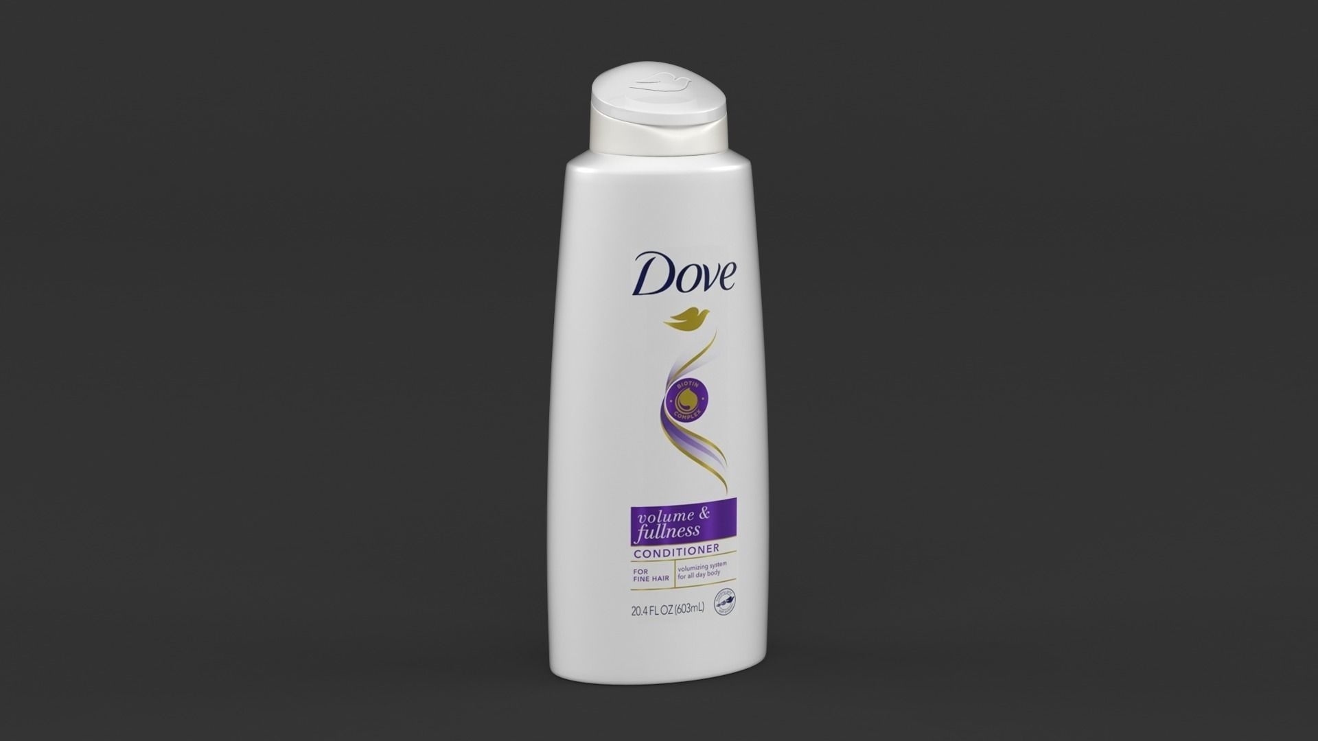Dove Shampoo and Conditioner 3D model_6