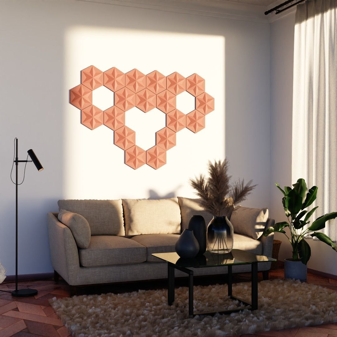 3D Wall Panels Set 3D print model_13
