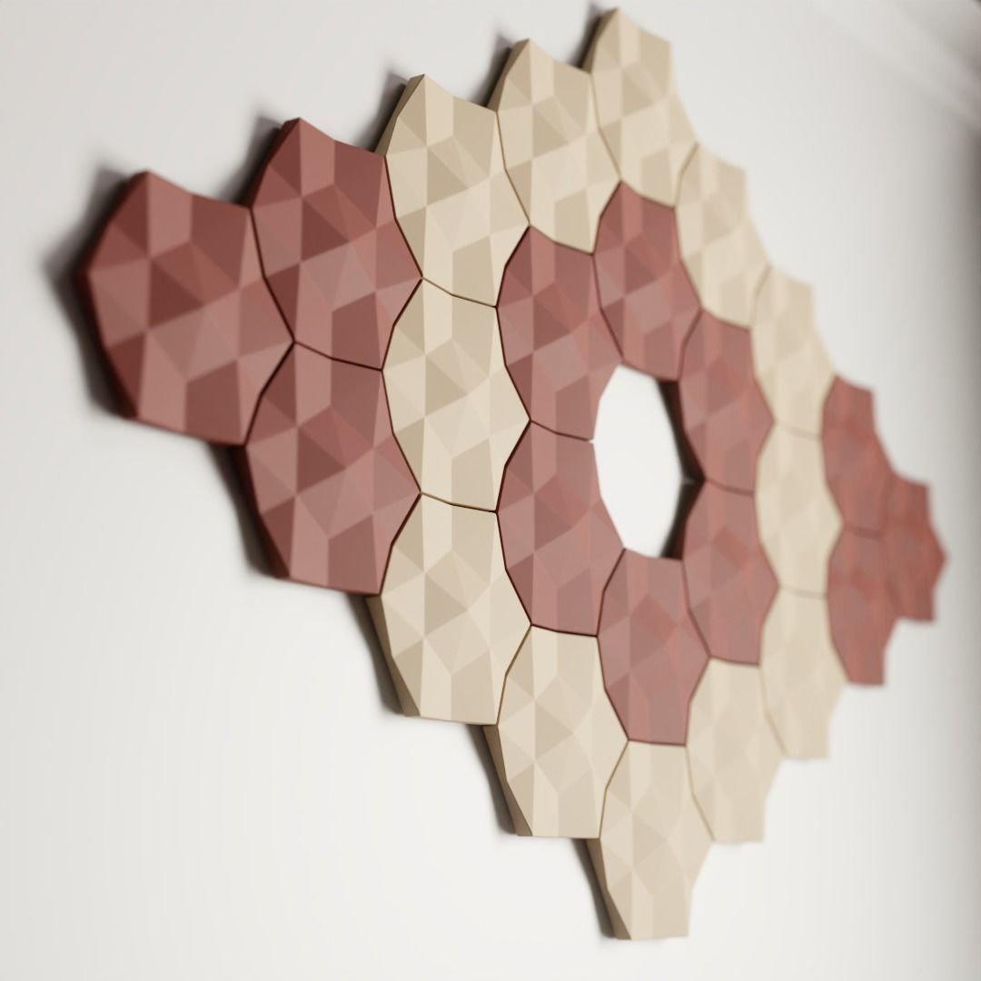 3D Wall Panels Set 3D print model_15