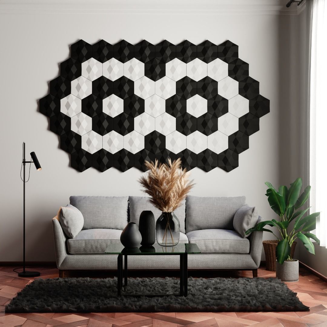 3D Wall Panels Set 3D print model_6