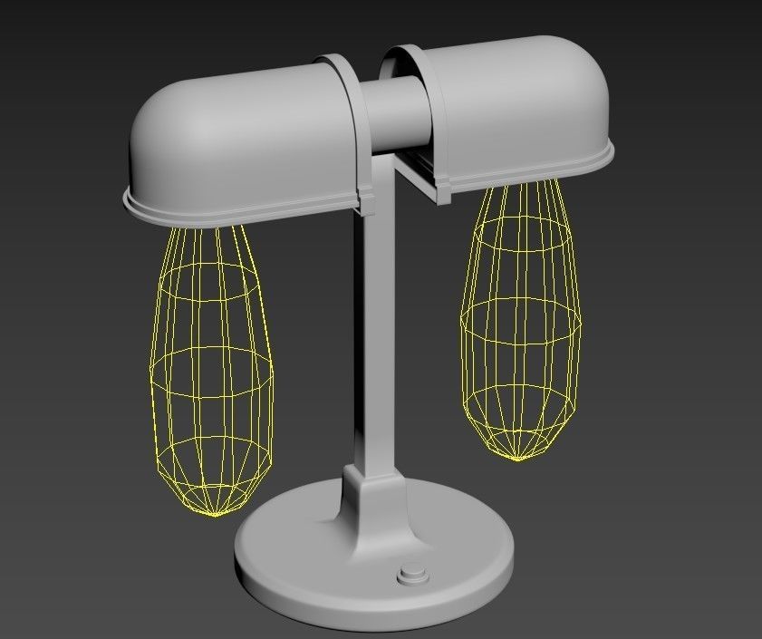Lab Desk Lamp by Roman and Williams Guild New York 3D model_9