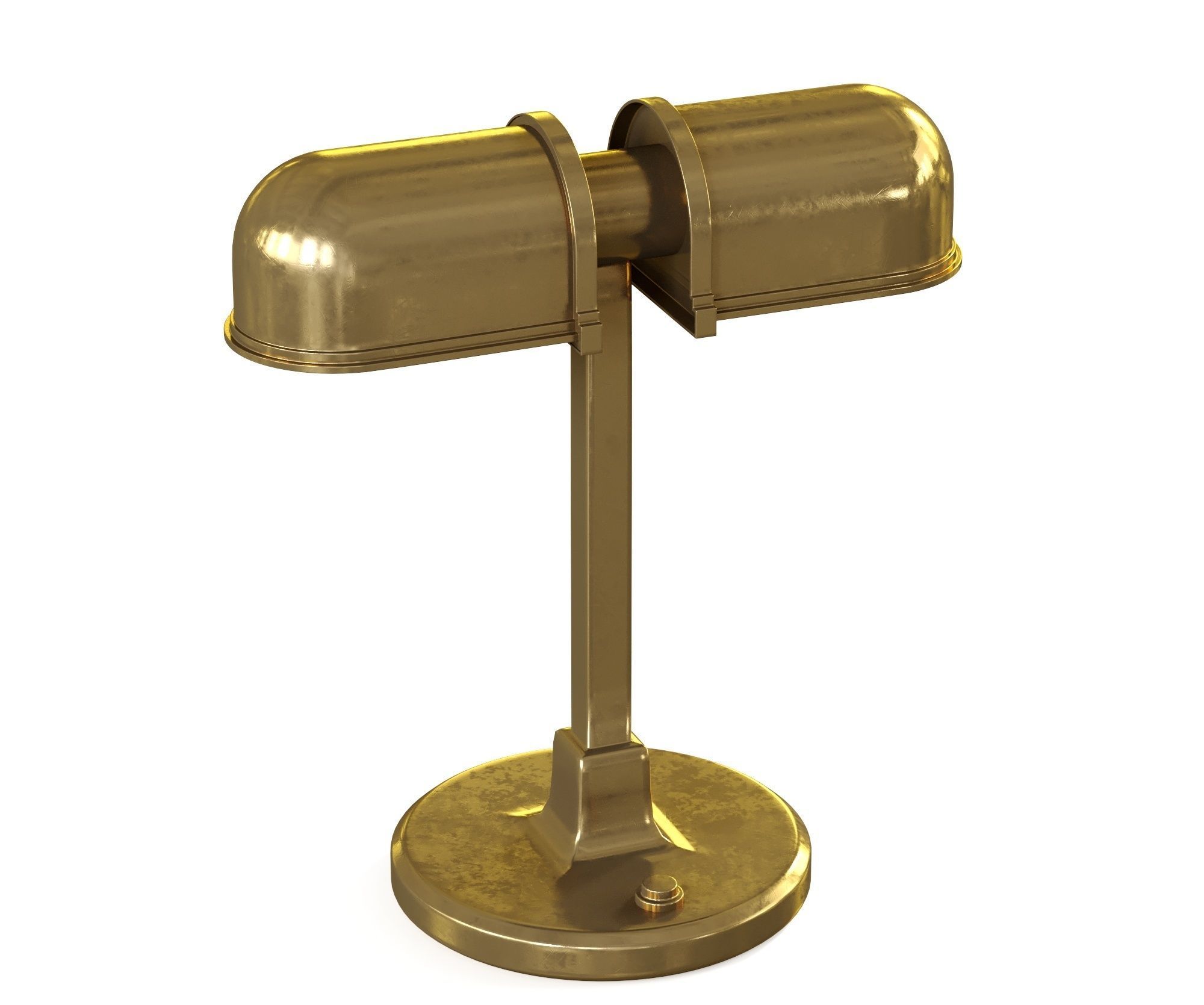 Lab Desk Lamp by Roman and Williams Guild New York 3D model_7