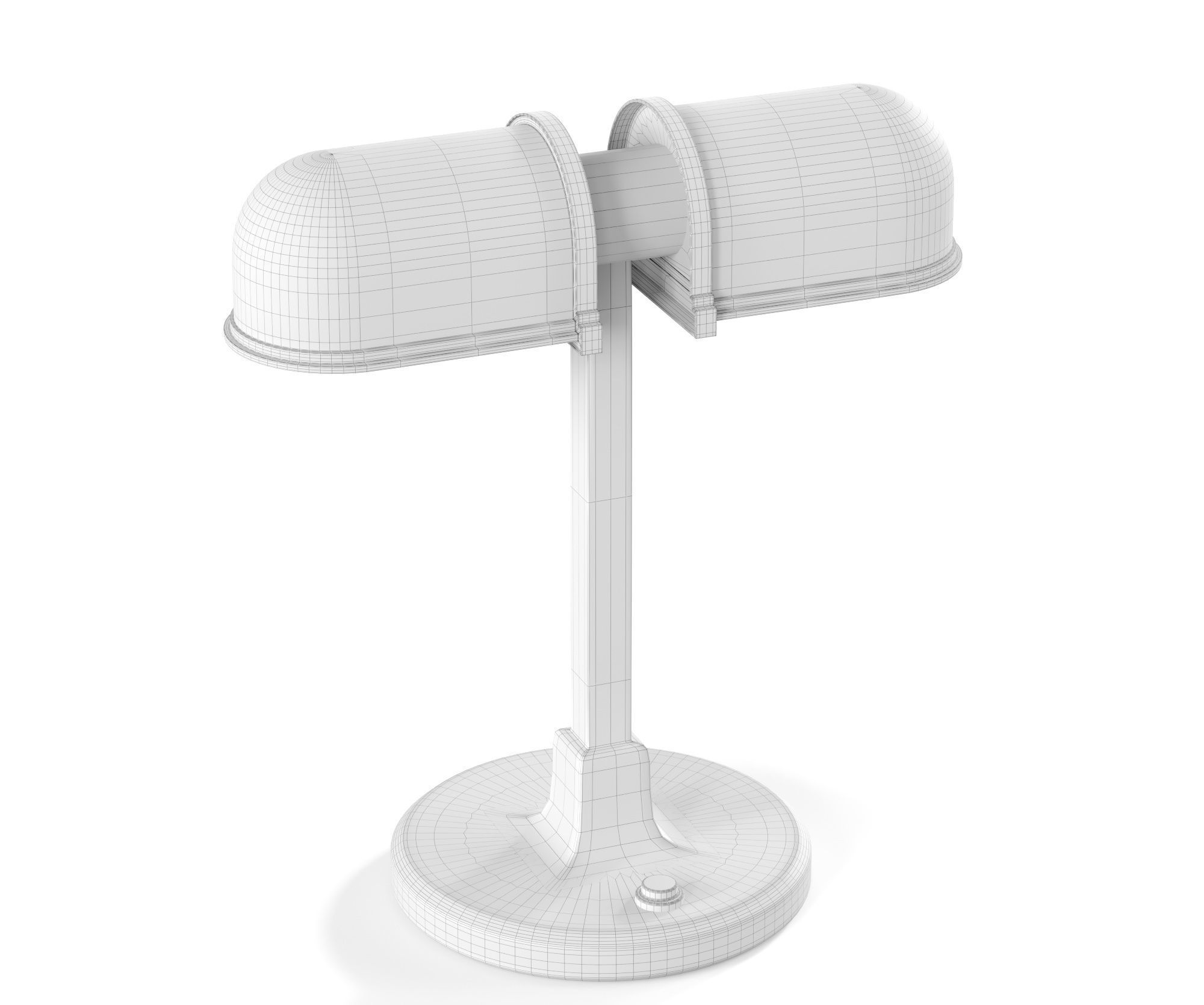 Lab Desk Lamp by Roman and Williams Guild New York 3D model_8