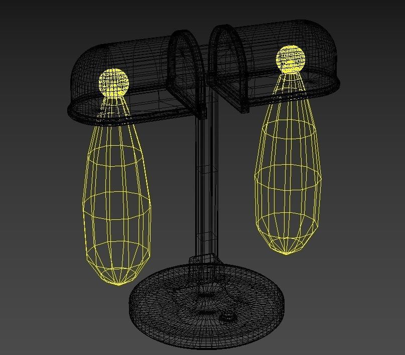 Lab Desk Lamp by Roman and Williams Guild New York 3D model_11