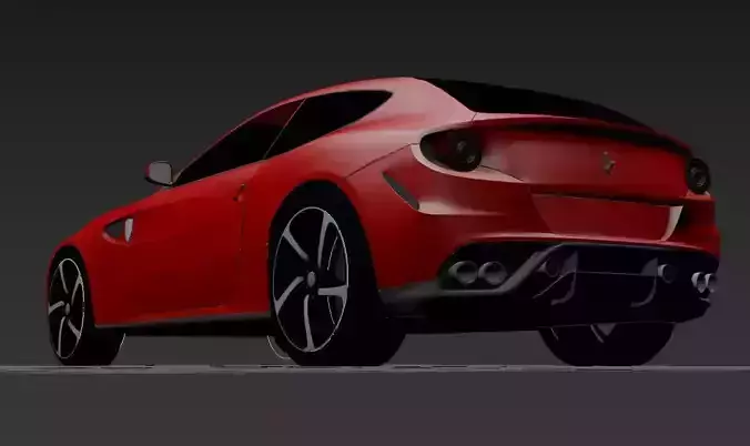 Ferrari FF 3D Model Car-20