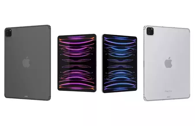 Apple iPad Pro 2022 4th Gen Black And Silver