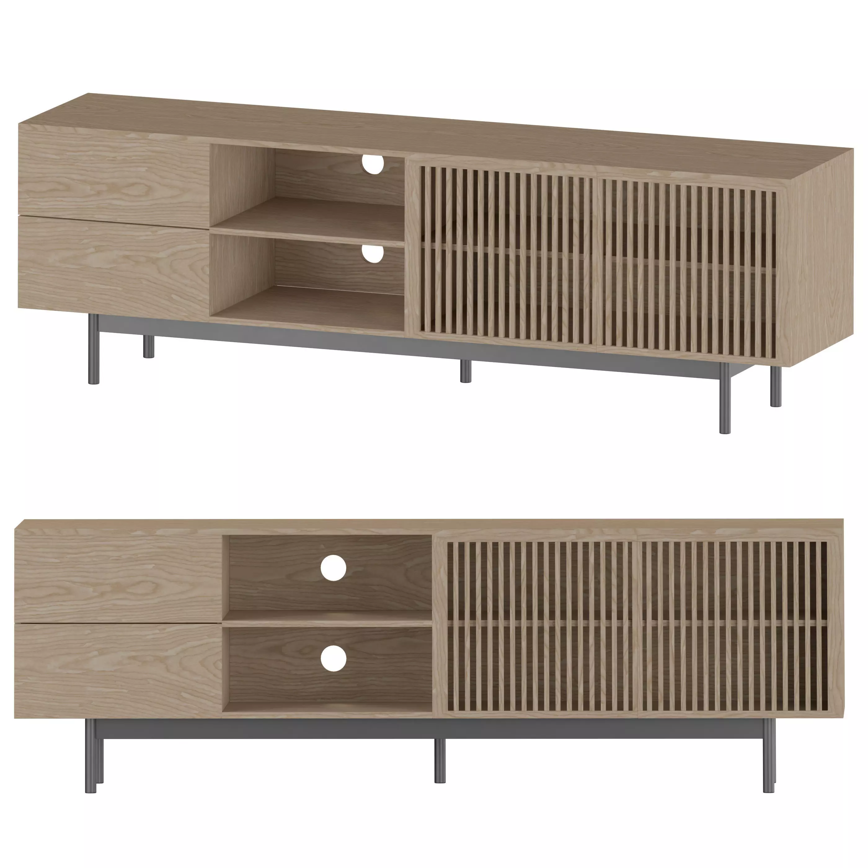 Modern TV Stand 3D model_0