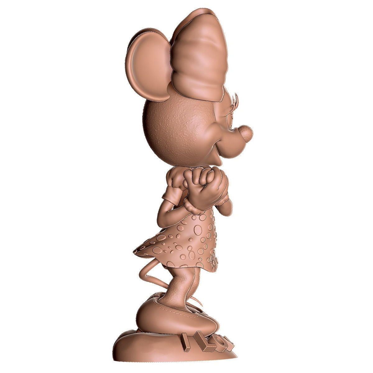 MINNIE MOUSE 4 OPTIONS FOR 3D PRINT 3D print model_44