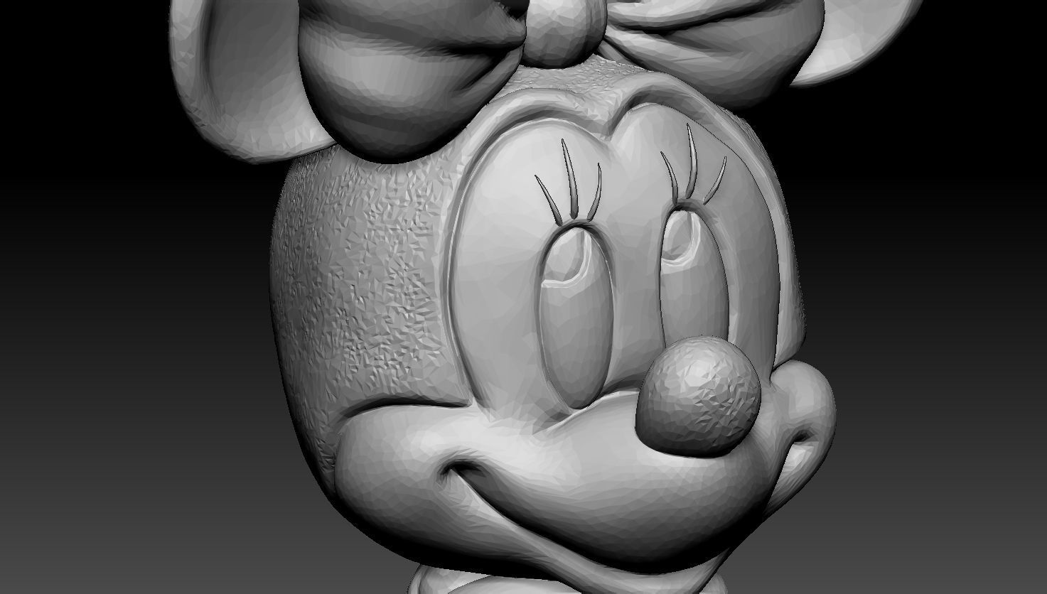 MINNIE MOUSE 4 OPTIONS FOR 3D PRINT 3D print model_82
