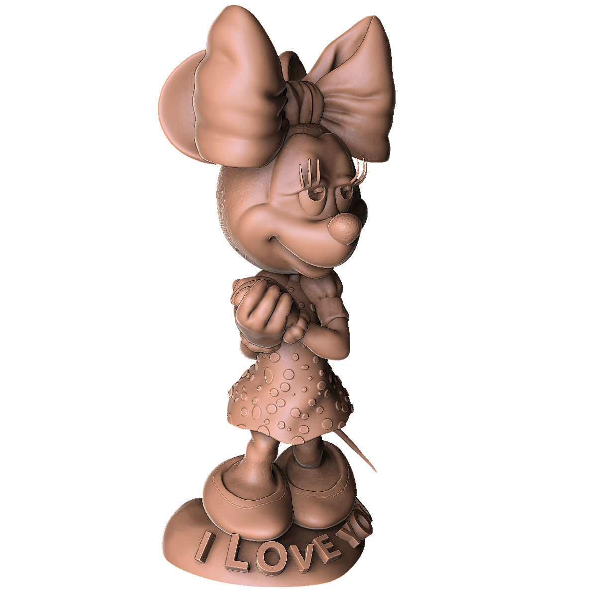 MINNIE MOUSE 4 OPTIONS FOR 3D PRINT 3D print model_36