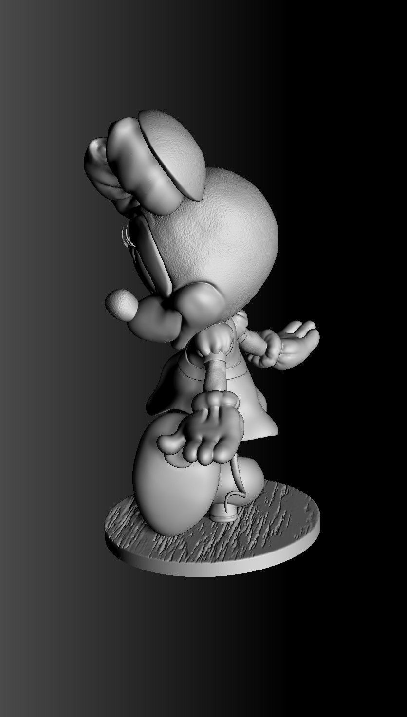 MINNIE MOUSE 4 OPTIONS FOR 3D PRINT 3D print model_58