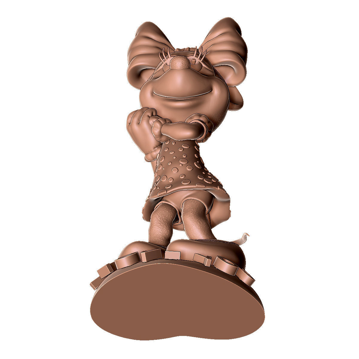 MINNIE MOUSE 4 OPTIONS FOR 3D PRINT 3D print model_38