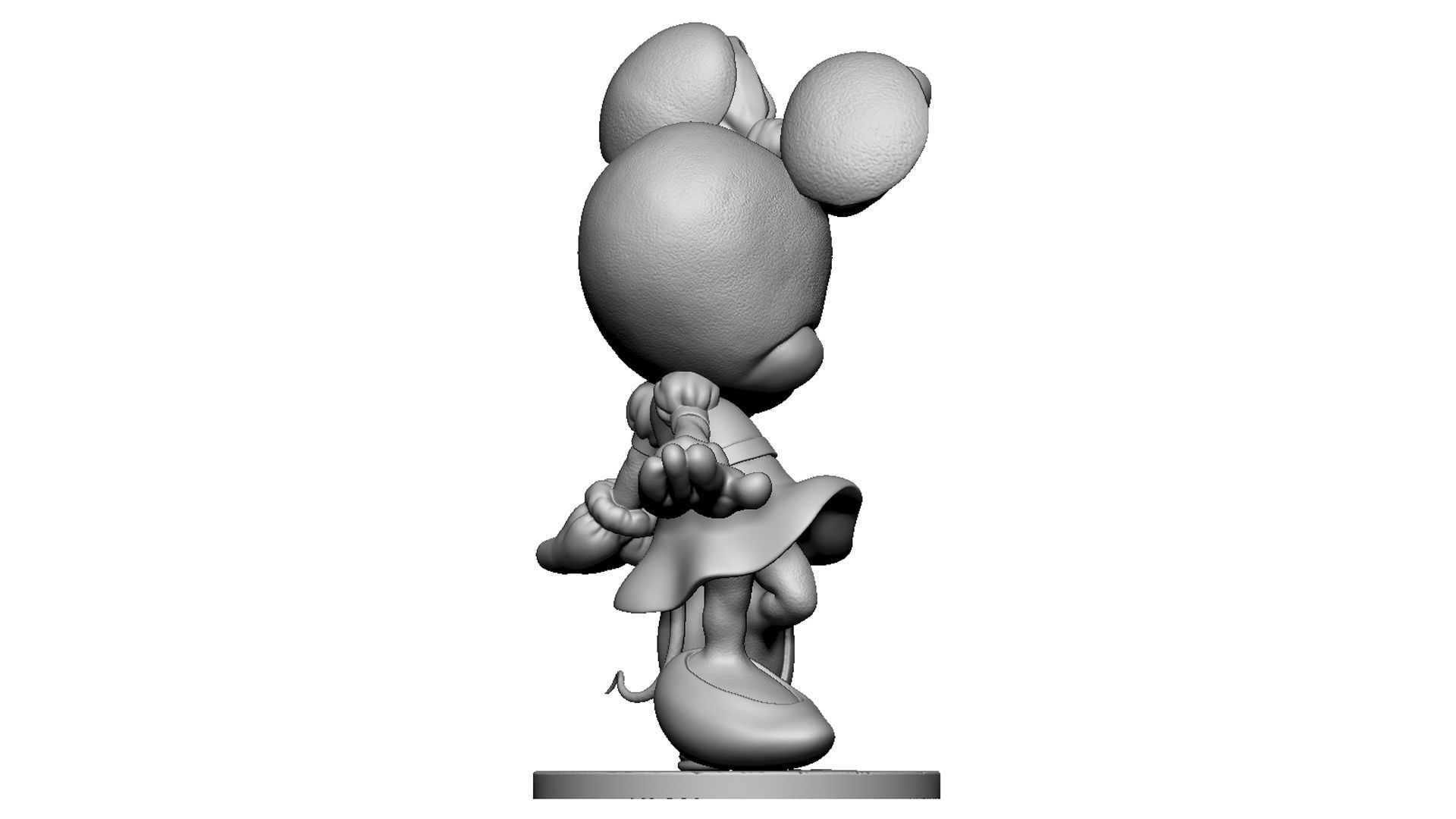MINNIE MOUSE 4 OPTIONS FOR 3D PRINT 3D print model_72