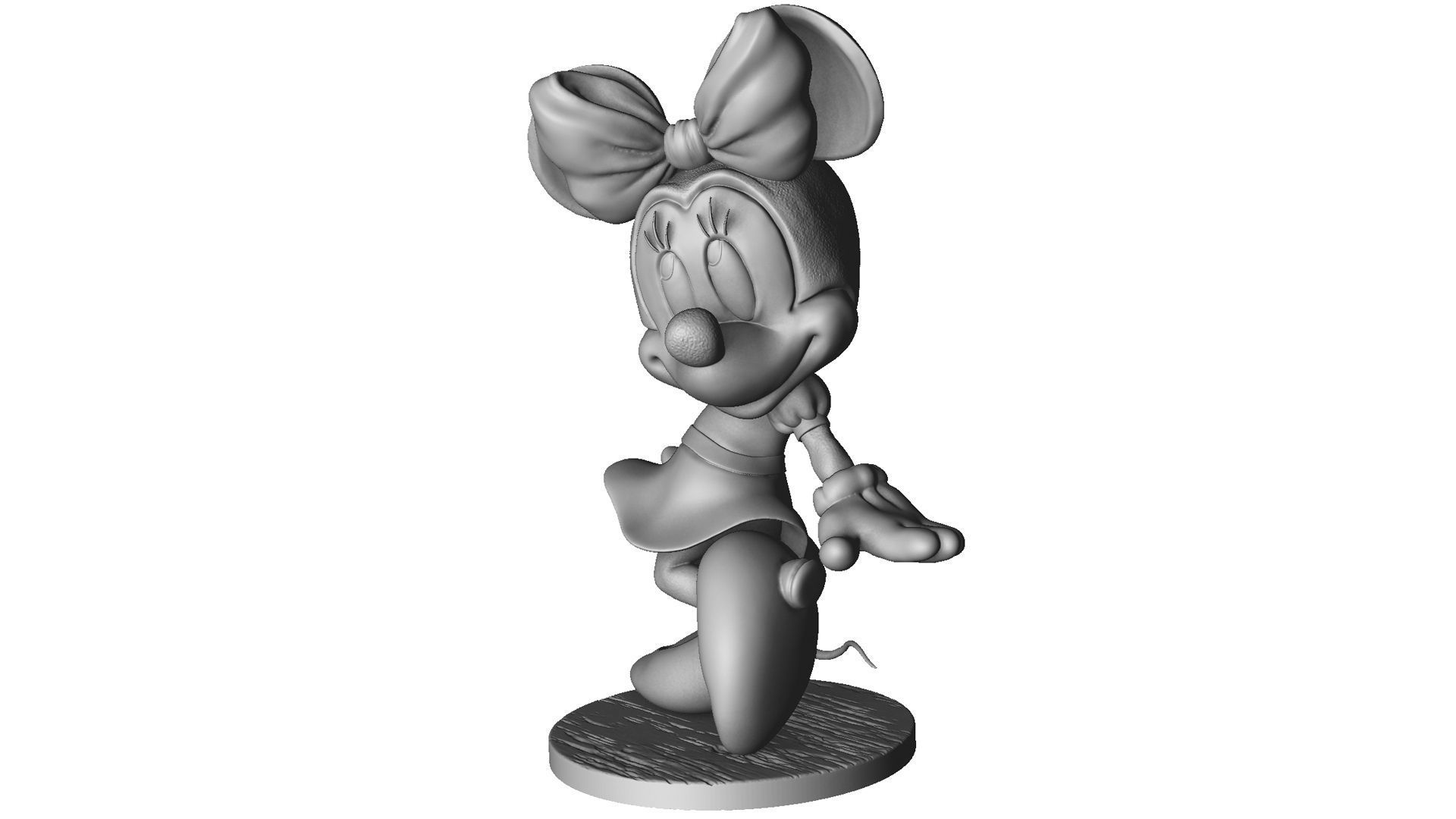 MINNIE MOUSE 4 OPTIONS FOR 3D PRINT 3D print model_75