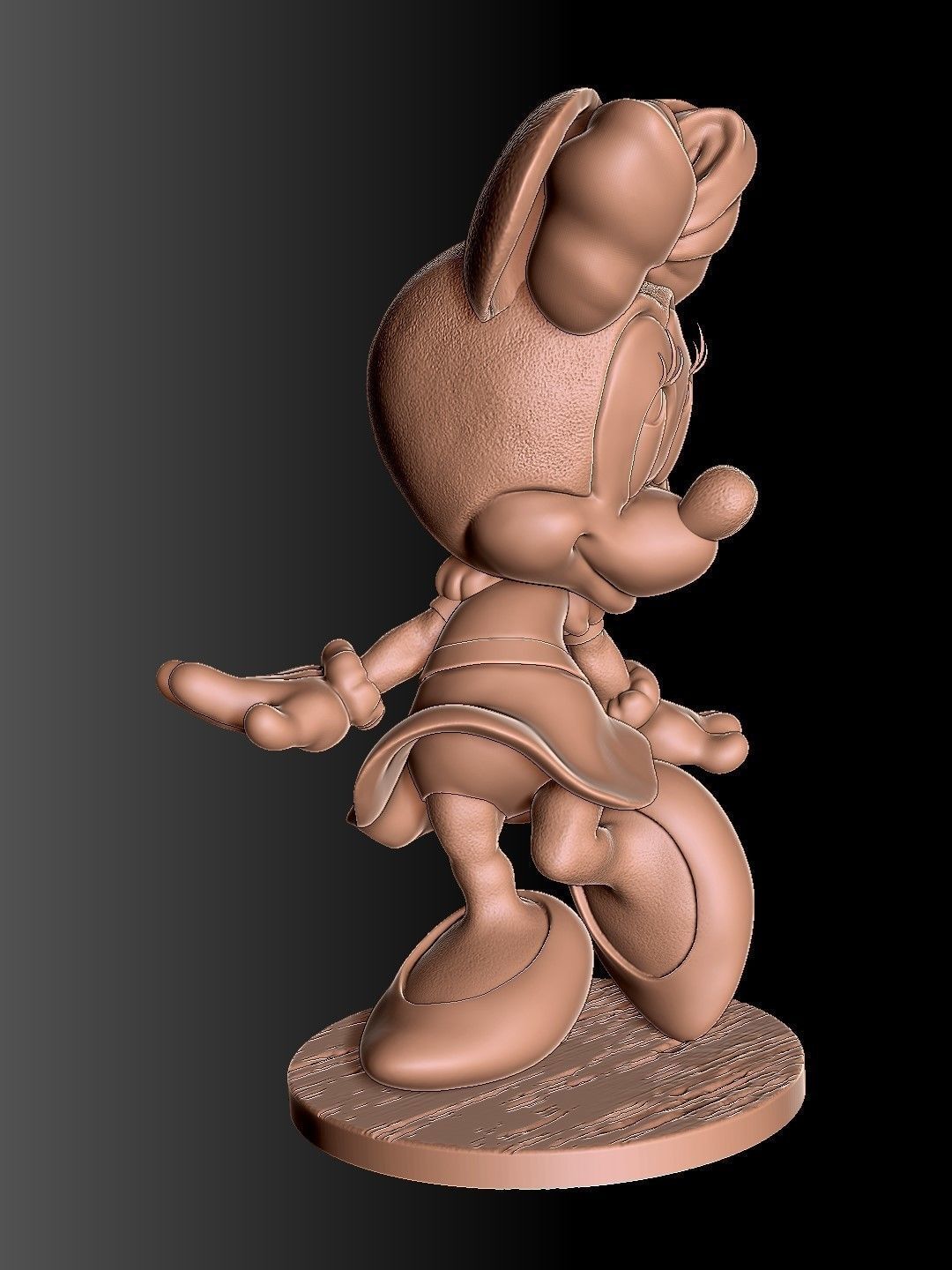 MINNIE MOUSE 4 OPTIONS FOR 3D PRINT 3D print model_62