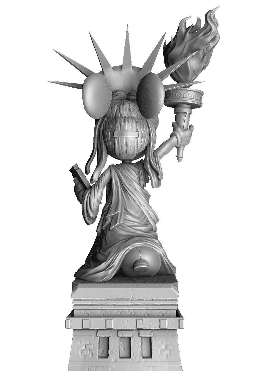 MINNIE MOUSE 4 OPTIONS FOR 3D PRINT 3D print model_27