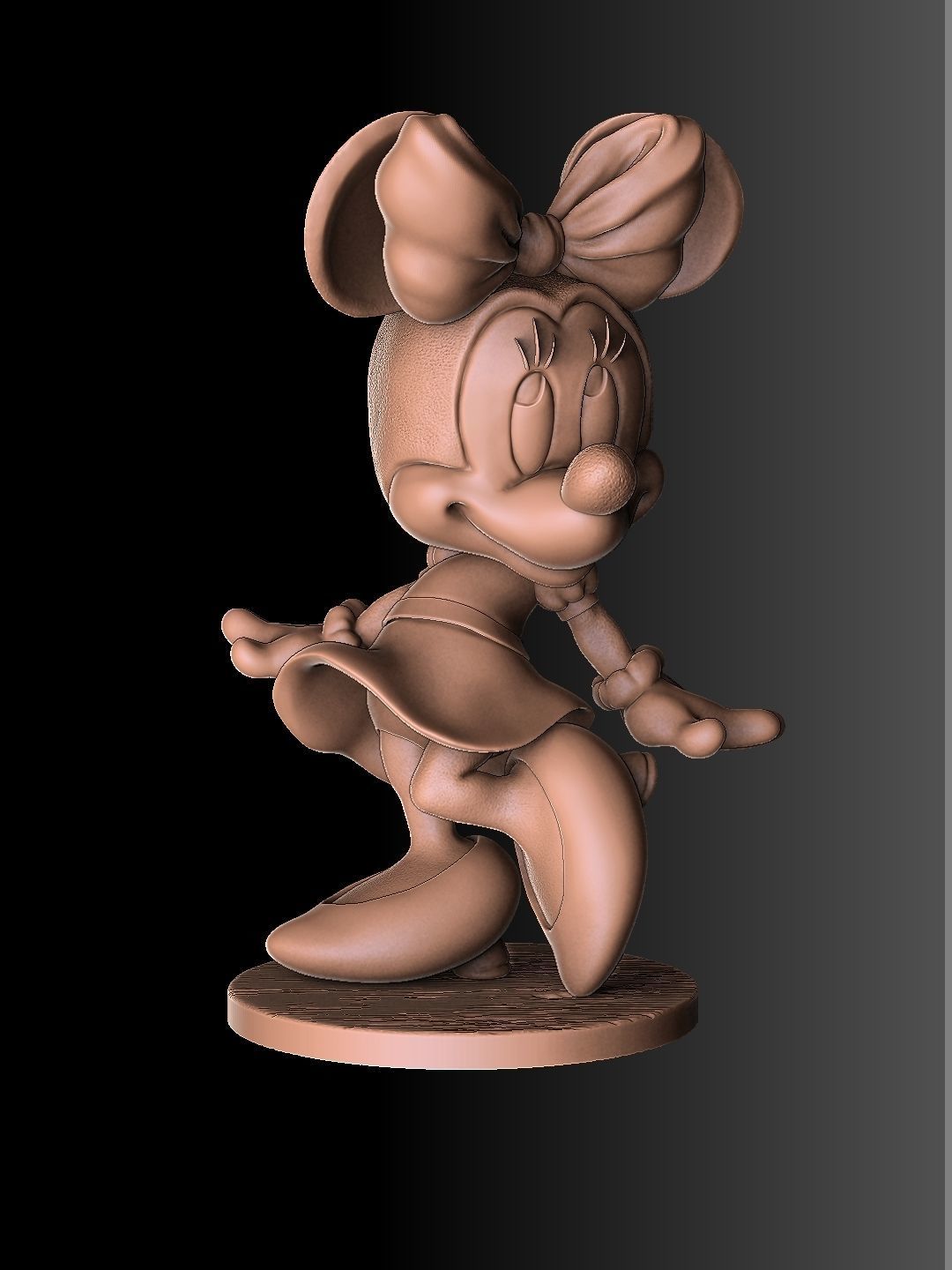MINNIE MOUSE 4 OPTIONS FOR 3D PRINT 3D print model_66