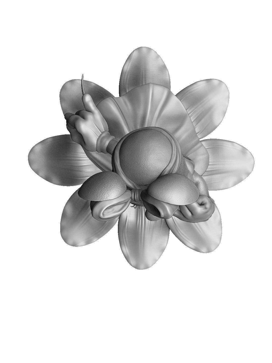 MINNIE MOUSE 4 OPTIONS FOR 3D PRINT 3D print model_45