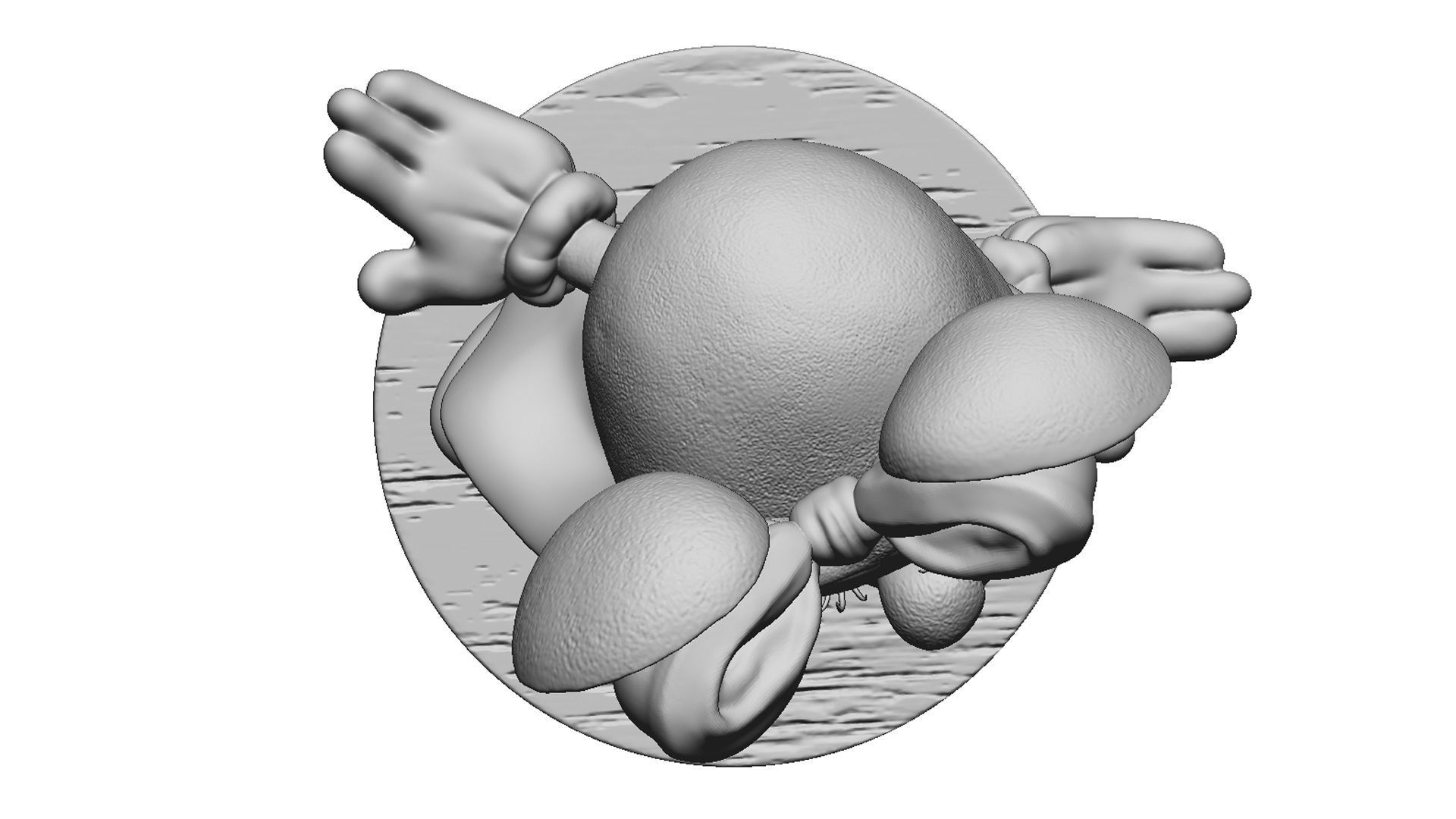 MINNIE MOUSE 4 OPTIONS FOR 3D PRINT 3D print model_68