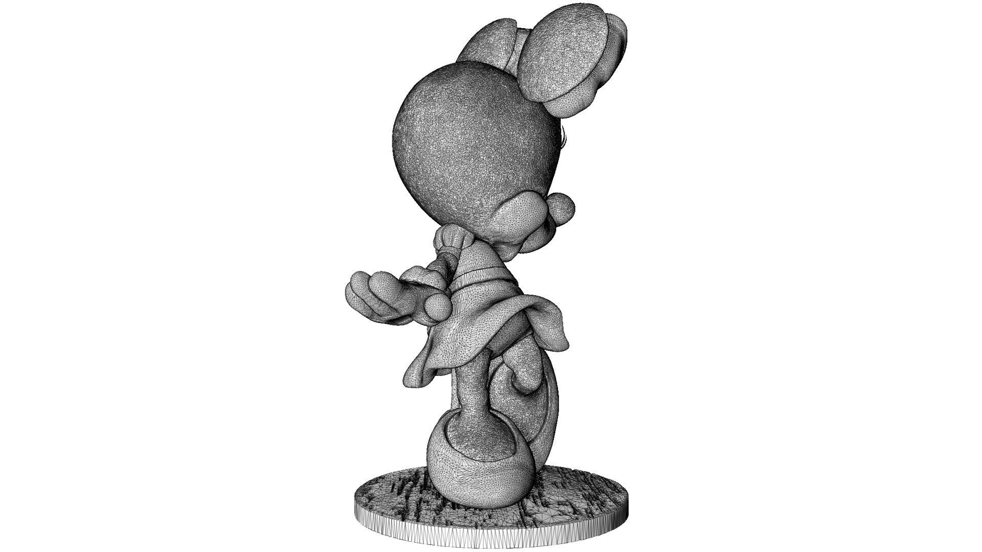 MINNIE MOUSE 4 OPTIONS FOR 3D PRINT 3D print model_80