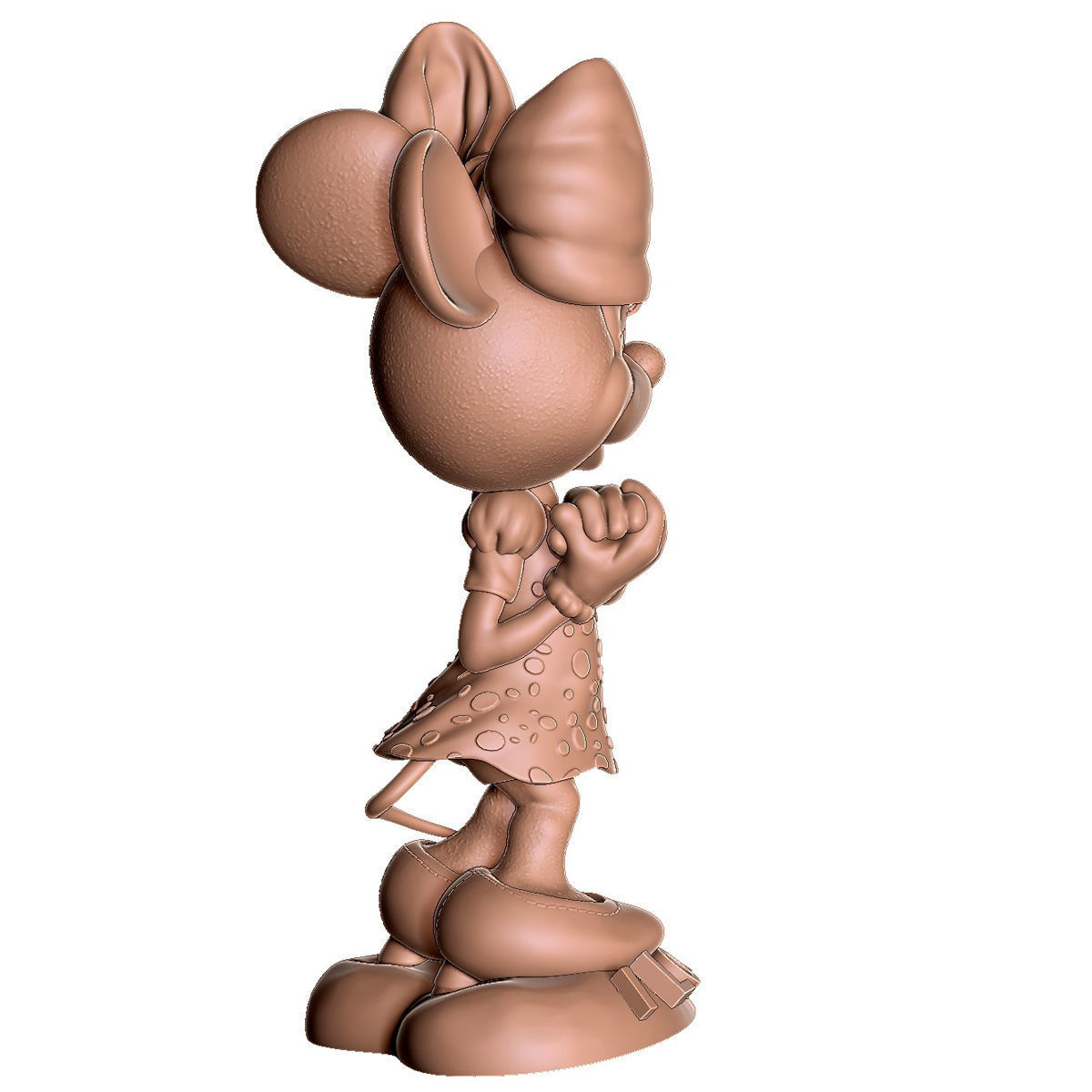 MINNIE MOUSE 4 OPTIONS FOR 3D PRINT 3D print model_37