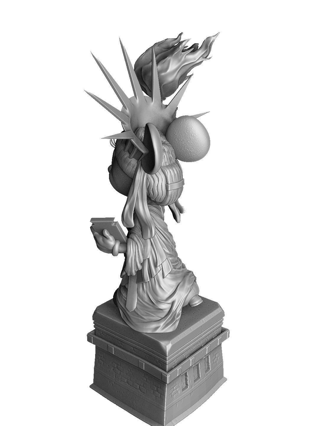 MINNIE MOUSE 4 OPTIONS FOR 3D PRINT 3D print model_19