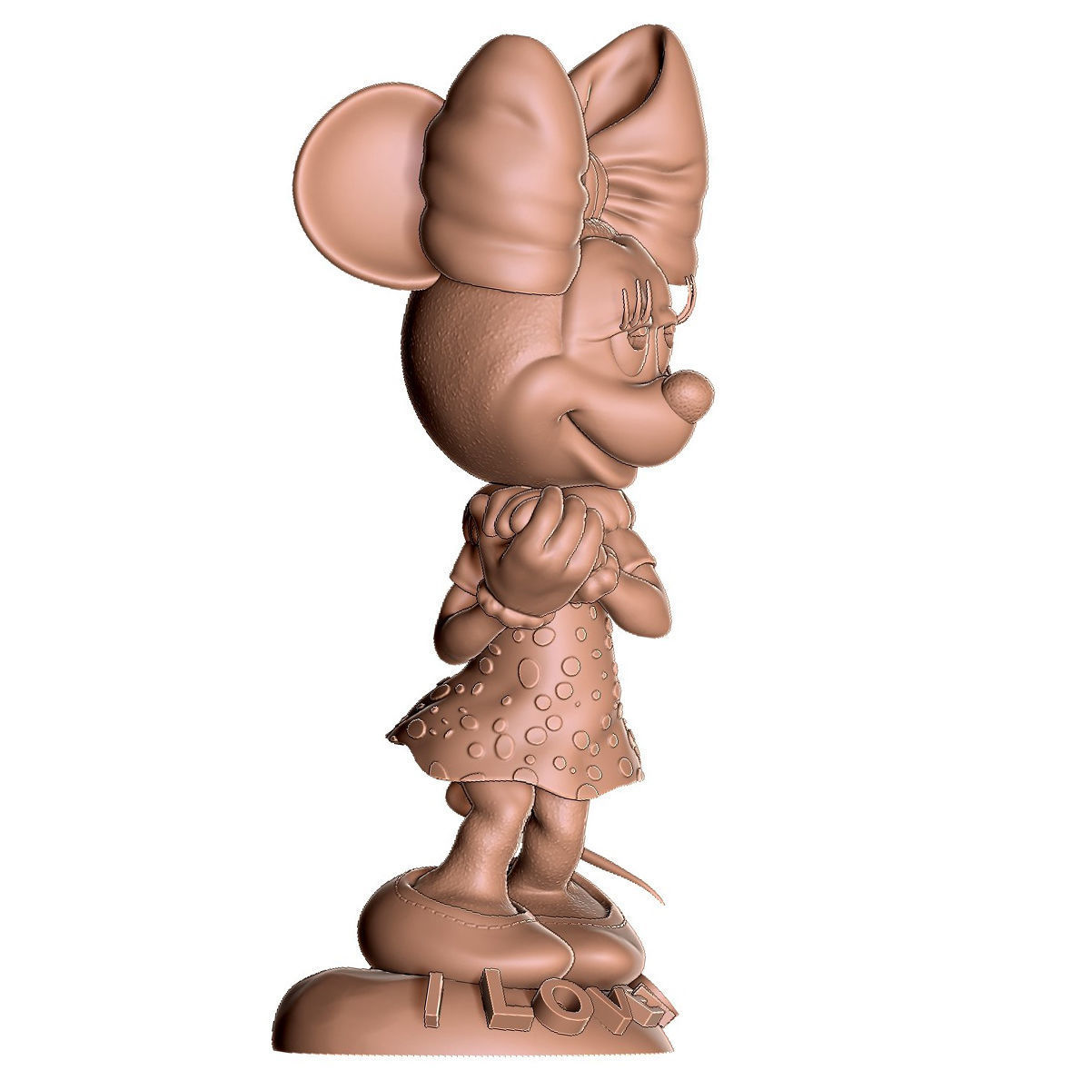 MINNIE MOUSE 4 OPTIONS FOR 3D PRINT 3D print model_40