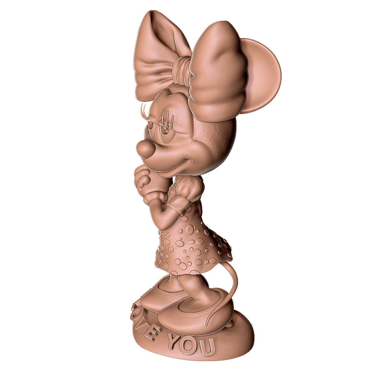 MINNIE MOUSE 4 OPTIONS FOR 3D PRINT 3D print model_32