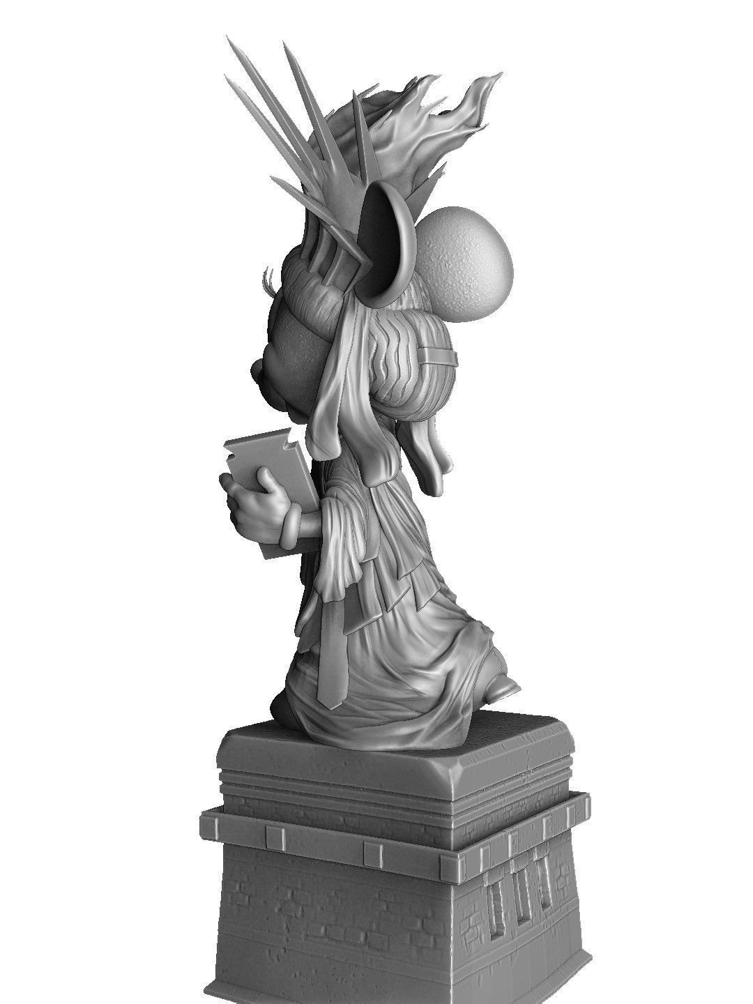 MINNIE MOUSE 4 OPTIONS FOR 3D PRINT 3D print model_24