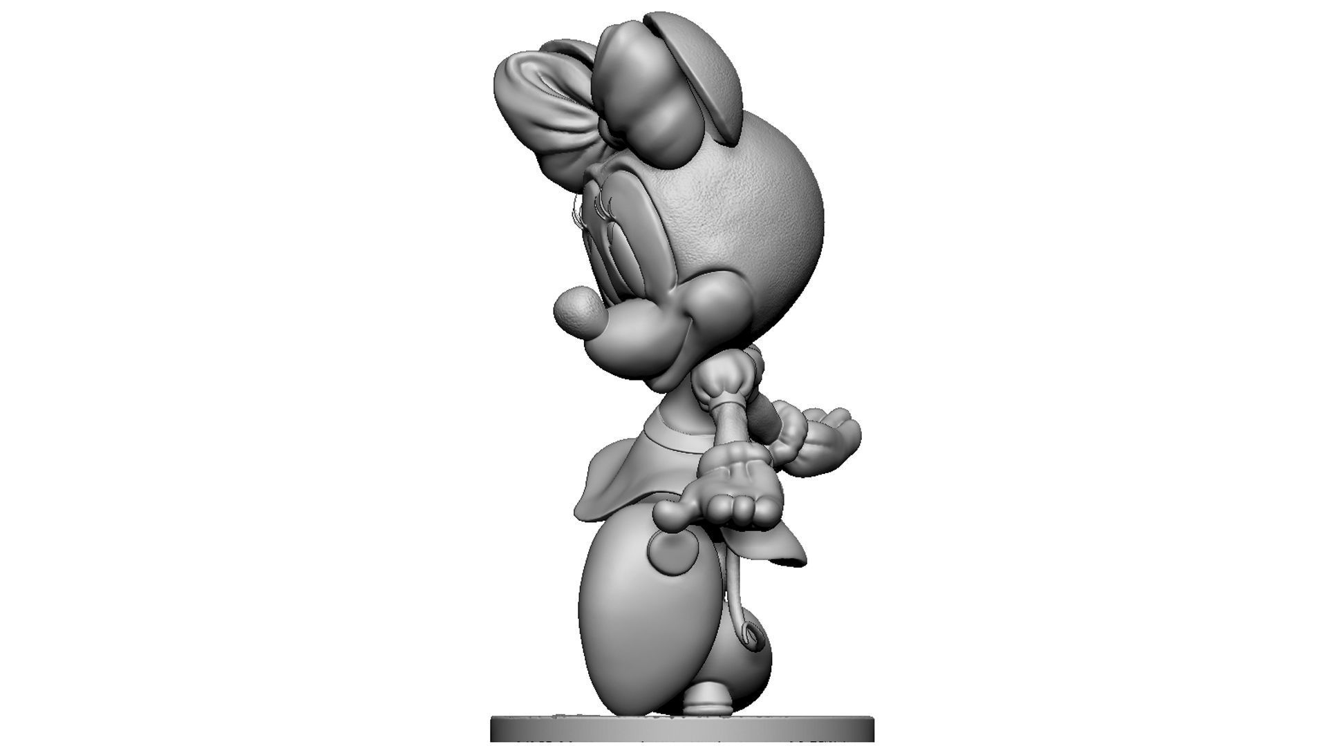 MINNIE MOUSE 4 OPTIONS FOR 3D PRINT 3D print model_73