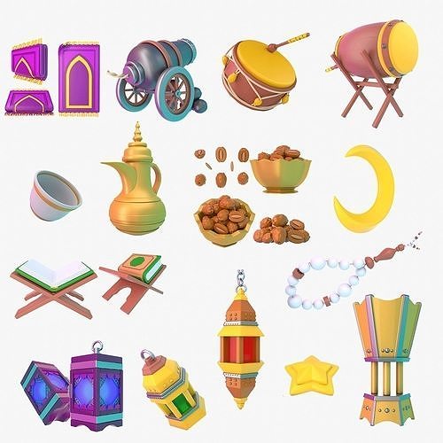 Ramadan Collection toy lantern 3D model