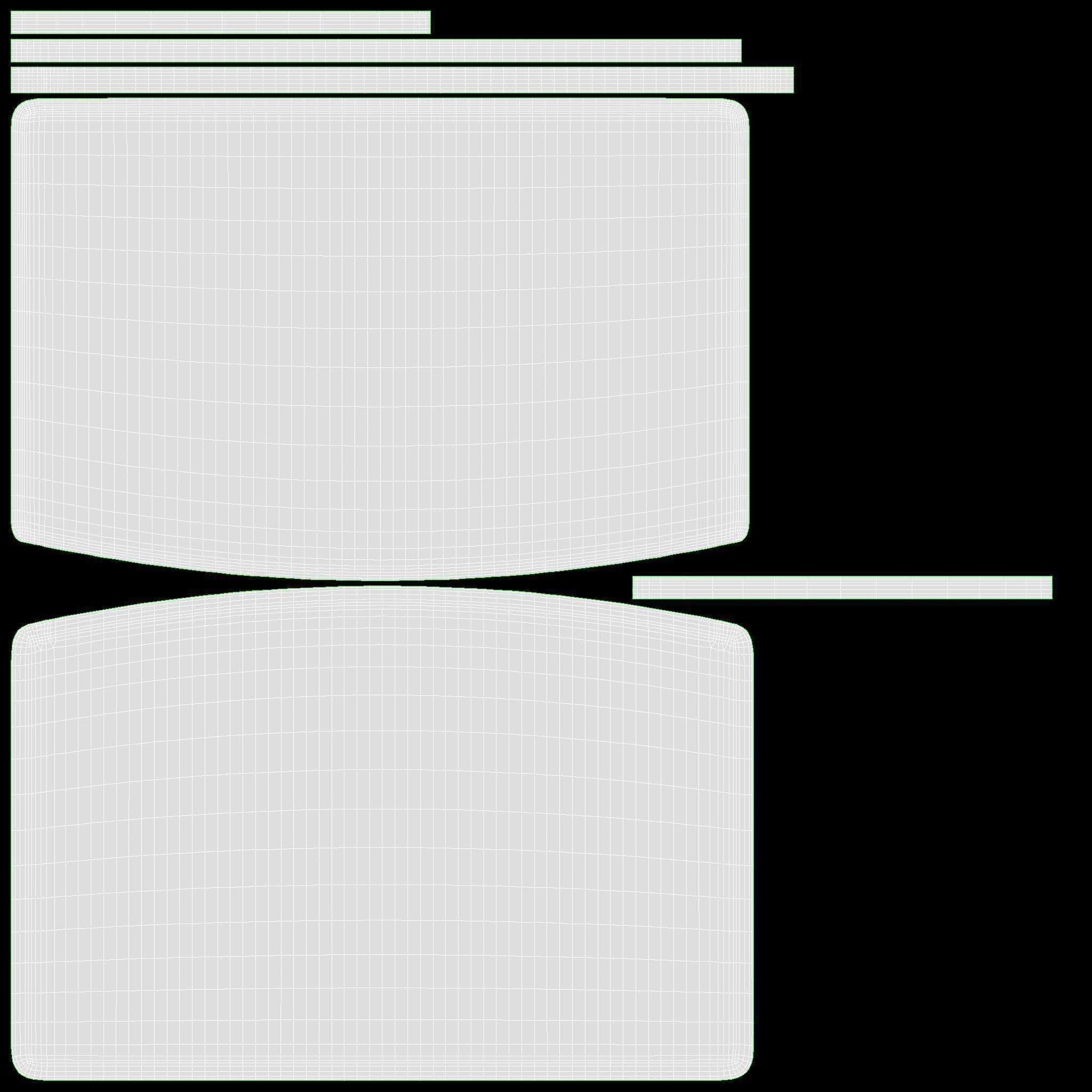 Laptop Cart Desk with Adjustable Height 3D model_9