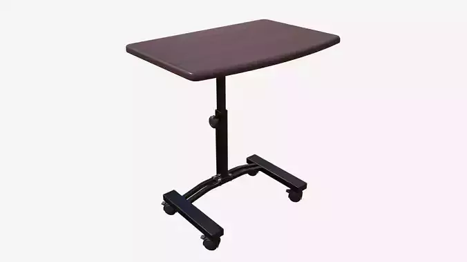 Laptop Cart Desk with Adjustable Height 3D model