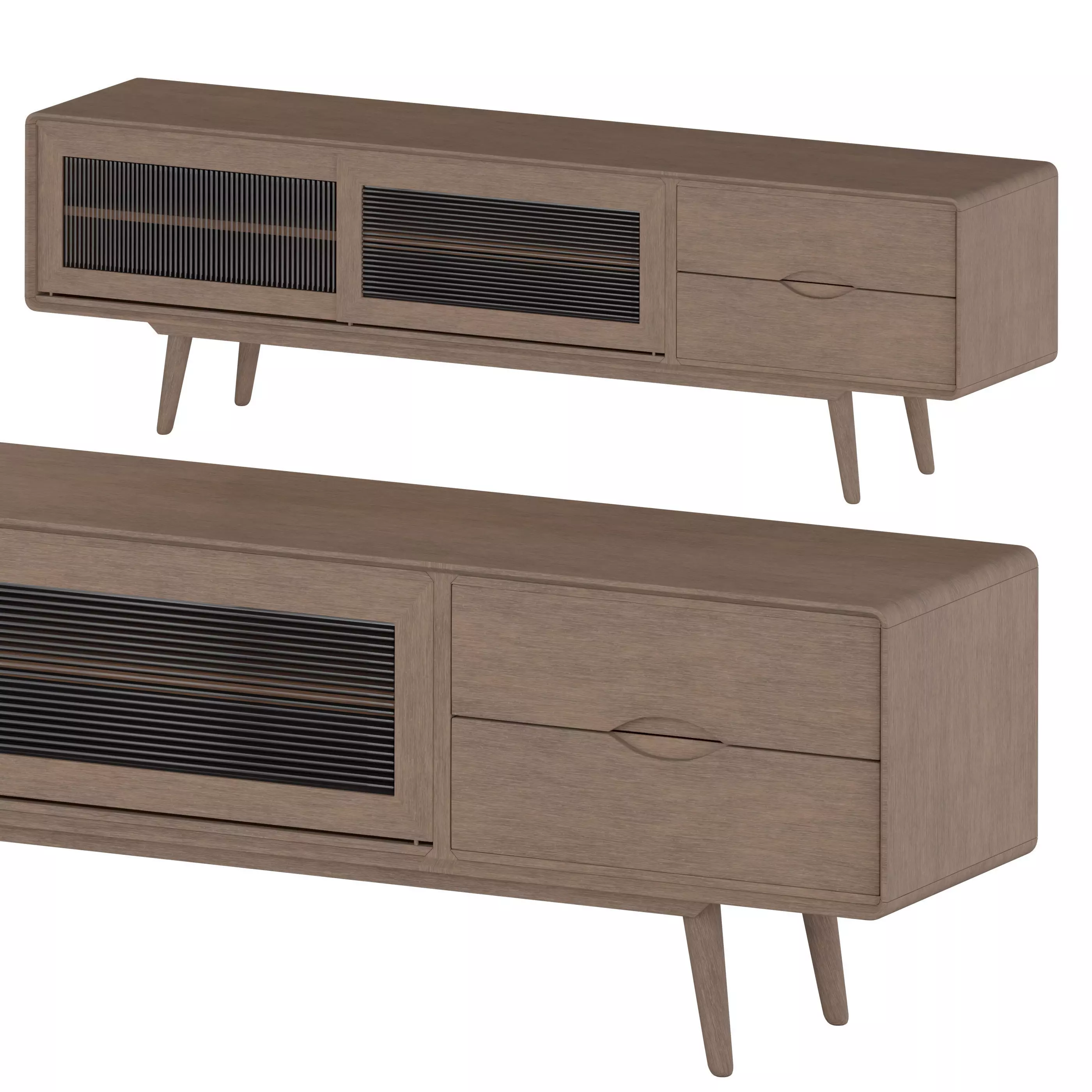 Modern TV Stand 3D model_0