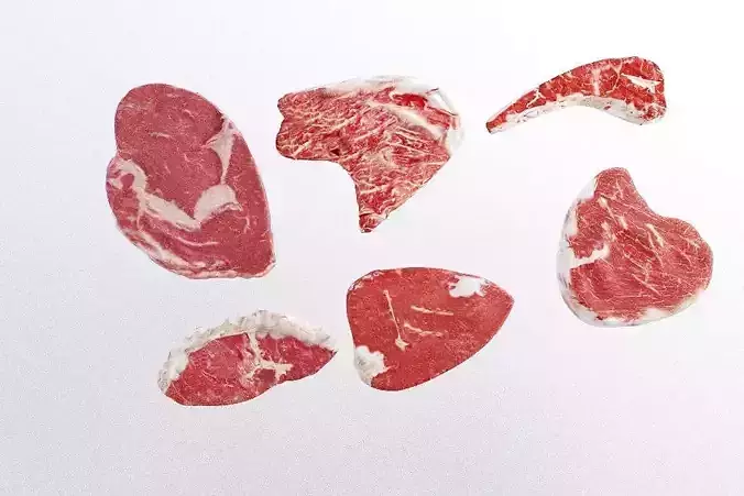 Meats beef steaks - pack