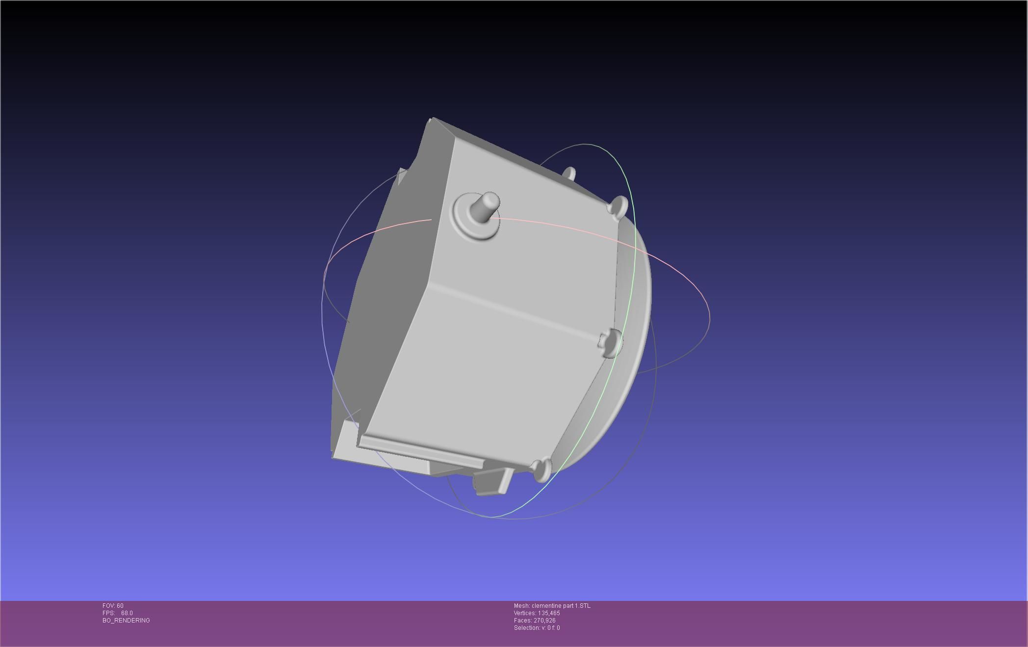 NASA Clementine Printable Model 3D print model_102