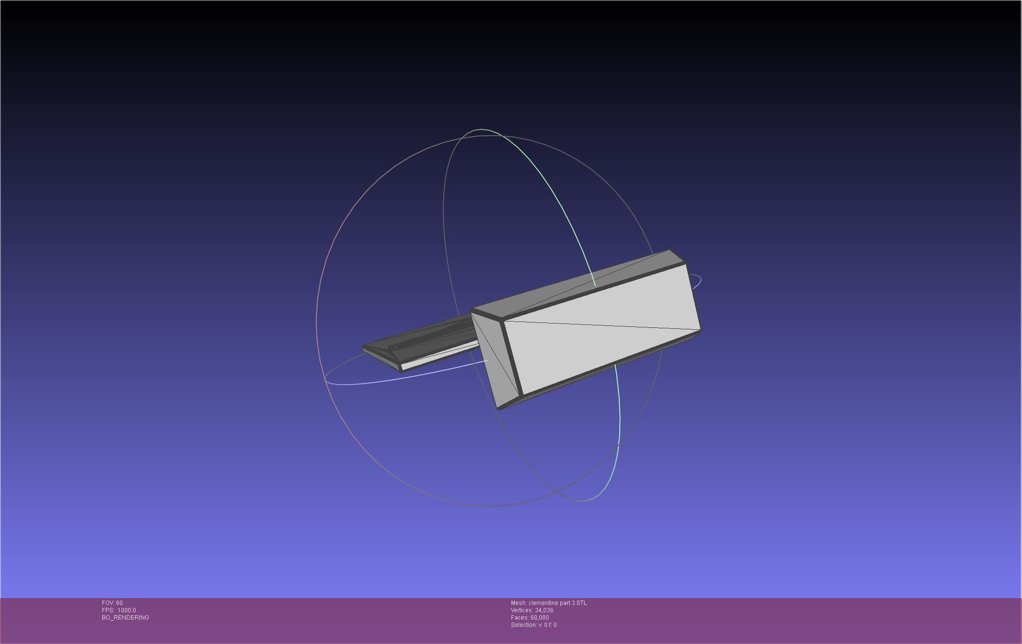 NASA Clementine Printable Model 3D print model_84