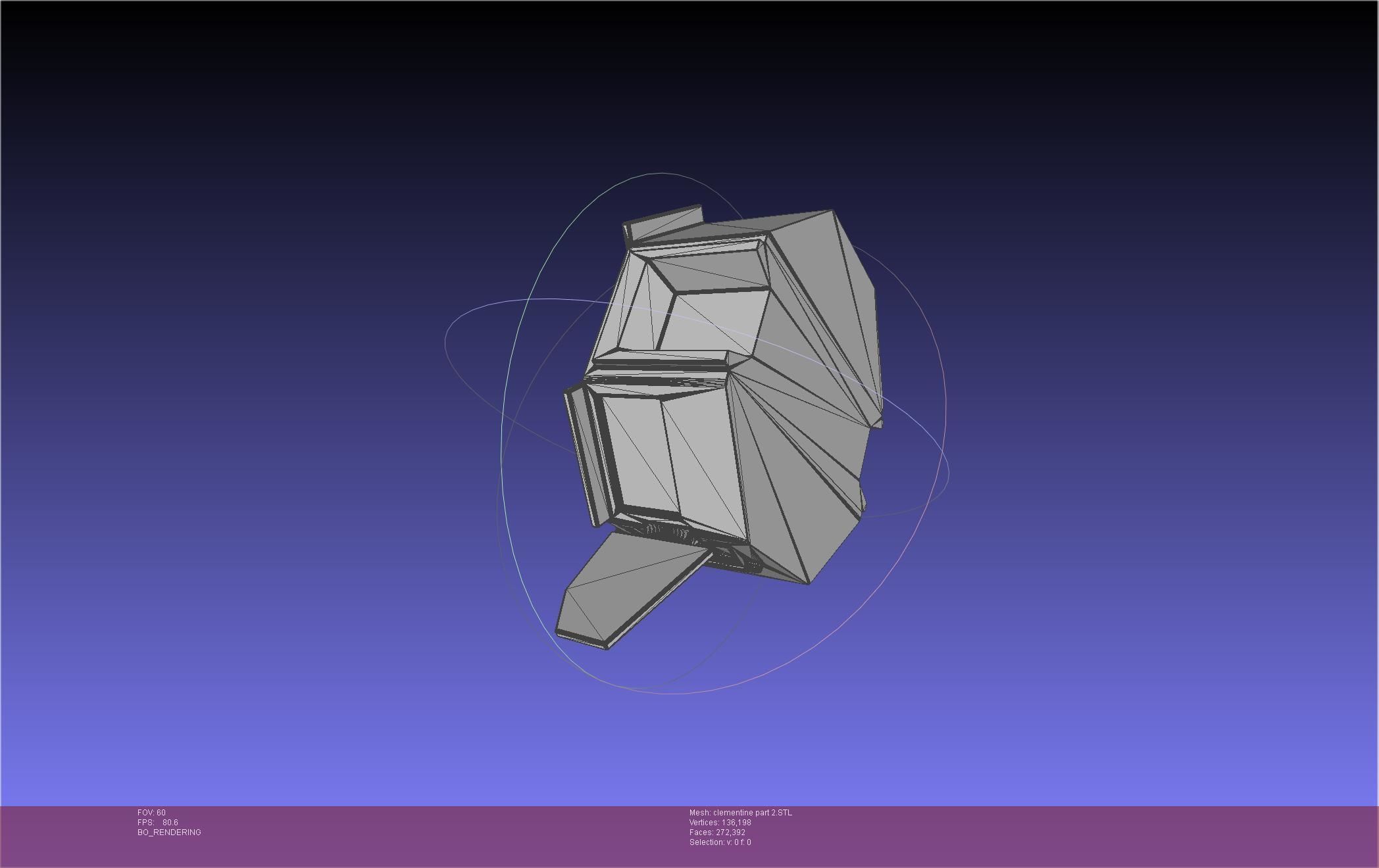 NASA Clementine Printable Model 3D print model_93