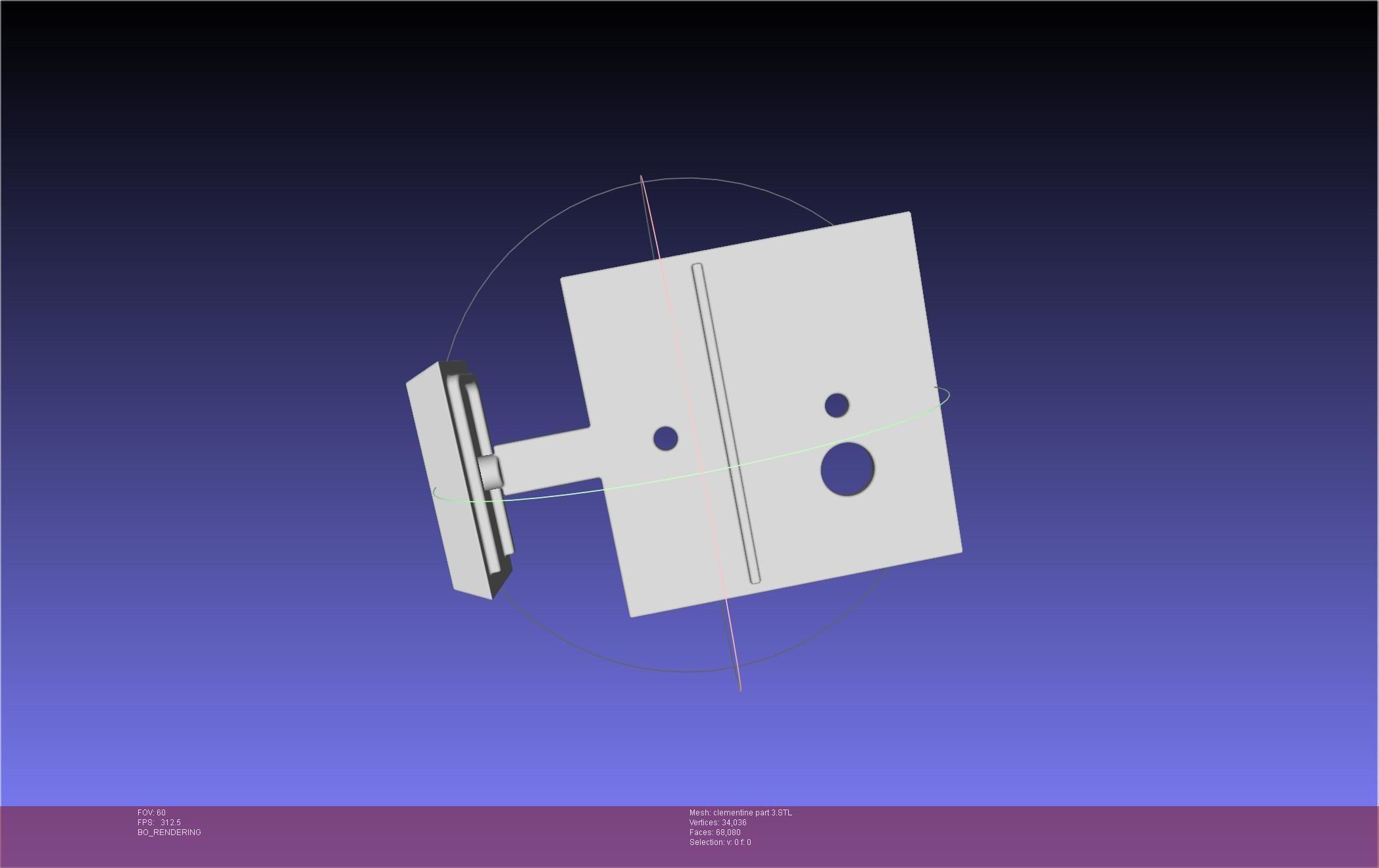 NASA Clementine Printable Model 3D print model_80