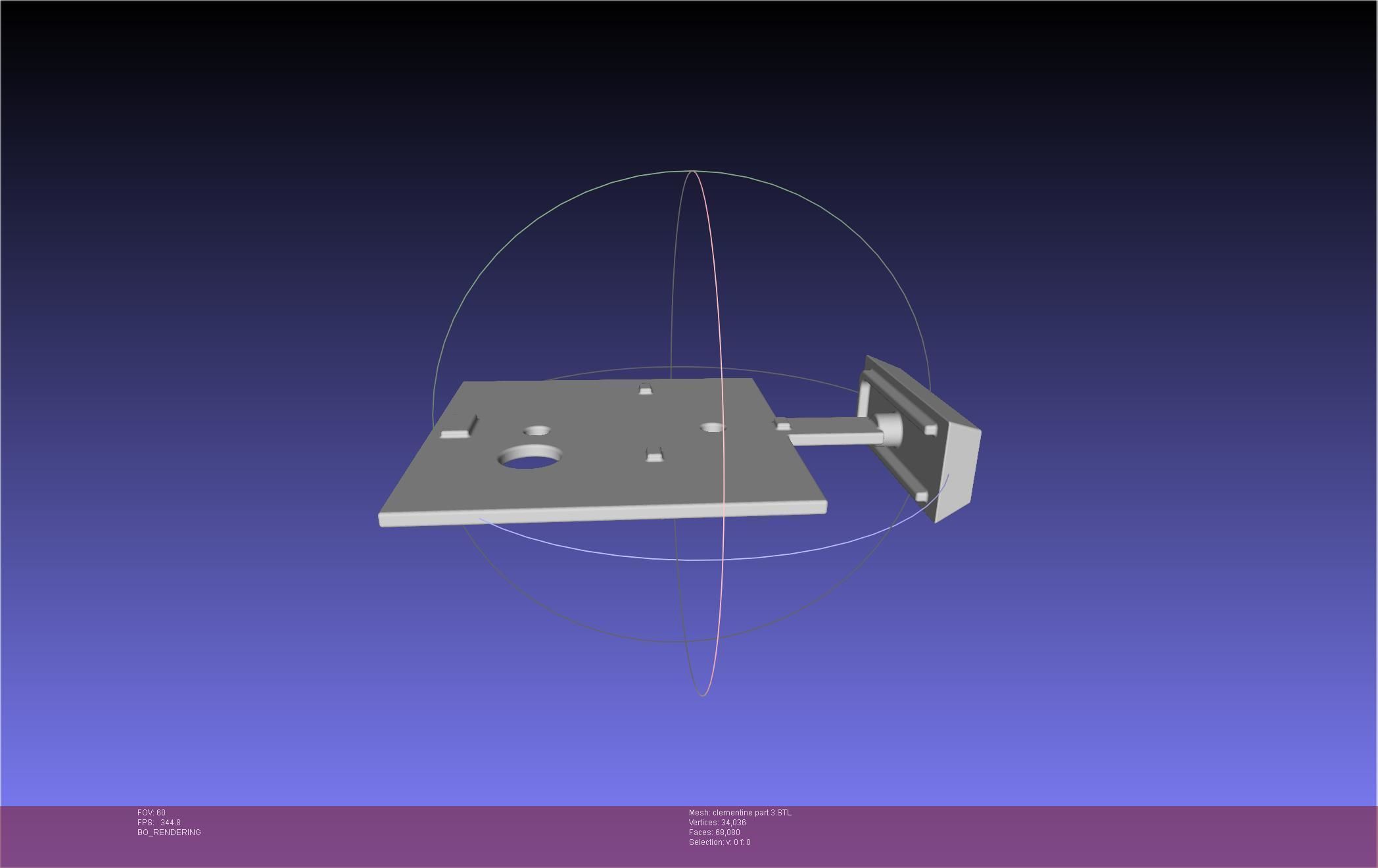 NASA Clementine Printable Model 3D print model_76