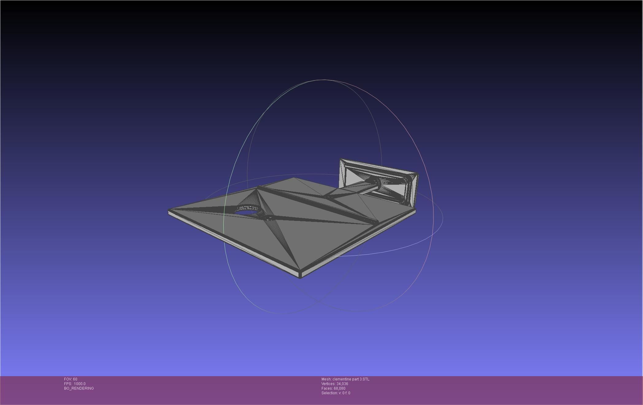 NASA Clementine Printable Model 3D print model_86