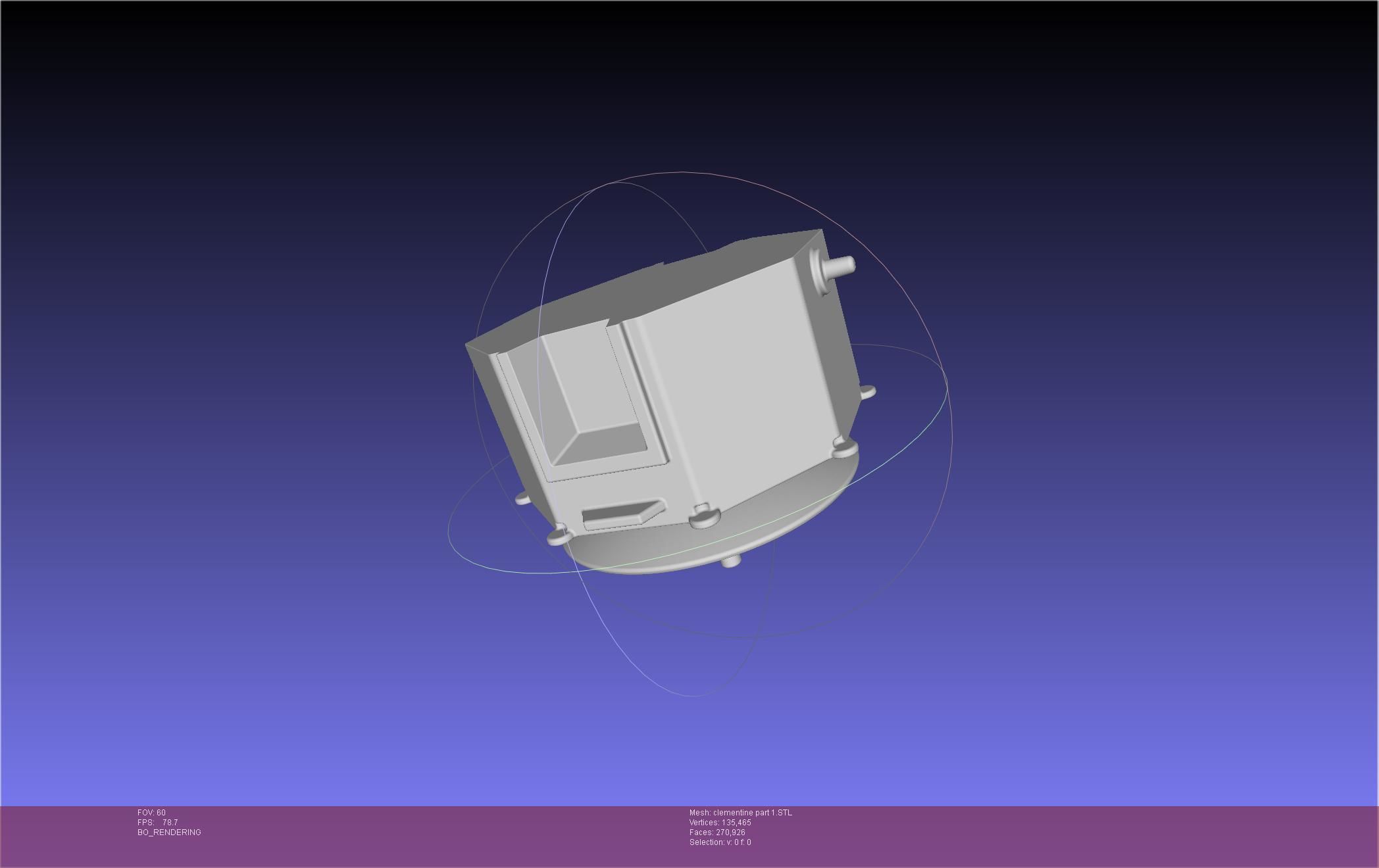 NASA Clementine Printable Model 3D print model_103