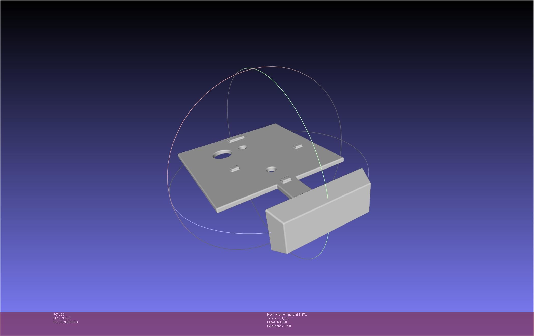 NASA Clementine Printable Model 3D print model_77